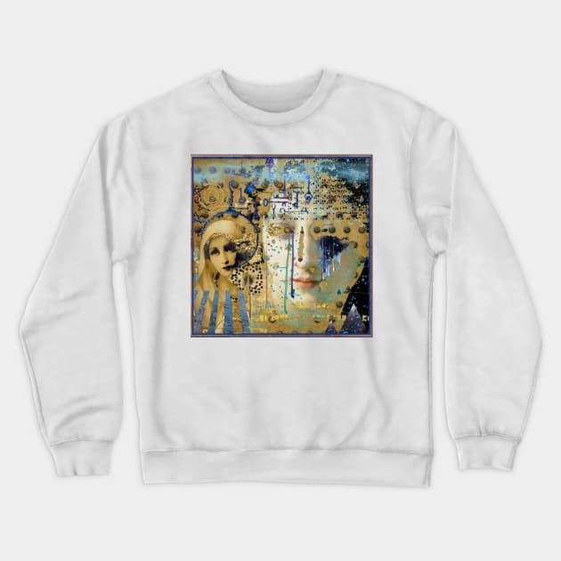 Tracing the Tears Crewneck Sweatshirt by funhousejen